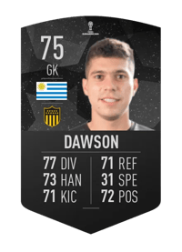Kevin Dawson CONMEBOL SUDAMERICANA 75 OVR