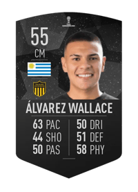 Agustín Álvarez Wallace CONMEBOL SUDAMERICANA 55 OVR