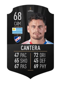 Maximiliano Cantera CONMEBOL LIBERTADORES 68 OVR