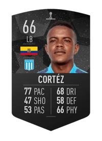 Gustavo Cortéz CONMEBOL SUDAMERICANA 66 OVR