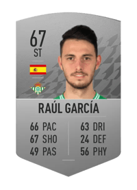 Raúl García Common 67 OVR