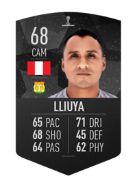 Marcos Lliuya CONMEBOL SUDAMERICANA 68 OVR