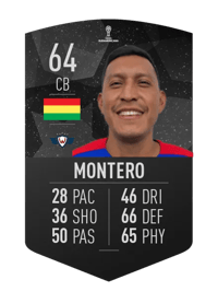Ronny Montero CONMEBOL SUDAMERICANA 64 OVR