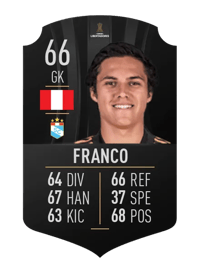 Emile Franco CONMEBOL LIBERTADORES 66 OVR