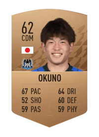 Kohei Okuno Common 62 OVR