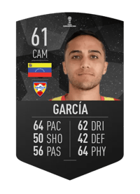 Diego García CONMEBOL SUDAMERICANA 61 OVR