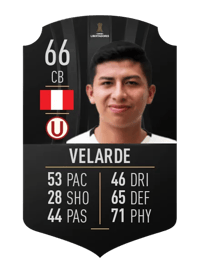 Brayan Velarde CONMEBOL LIBERTADORES 66 OVR