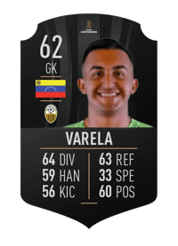 Cristopher Varela CONMEBOL LIBERTADORES 62 OVR