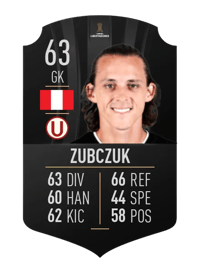 Patrick Zubczuk CONMEBOL LIBERTADORES 63 OVR