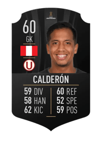 José Aamet Calderón CONMEBOL LIBERTADORES 60 OVR