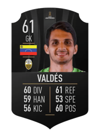 Diego Valdés CONMEBOL LIBERTADORES 61 OVR