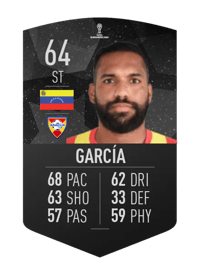 Juan García CONMEBOL SUDAMERICANA 64 OVR