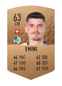 Lorik Emini Common 63 OVR