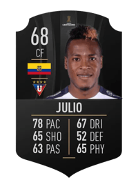 Jhojan Julio CONMEBOL LIBERTADORES 68 OVR
