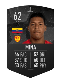Richard Mina CONMEBOL SUDAMERICANA 62 OVR