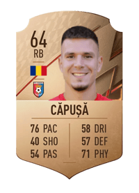 Tiberiu Căpușă Rare 64 OVR