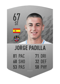 Jorge Padilla Common 67 OVR