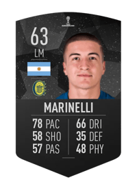 Alan Marinelli CONMEBOL SUDAMERICANA 63 OVR
