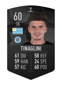Francisco Tinaglini CONMEBOL SUDAMERICANA 60 OVR