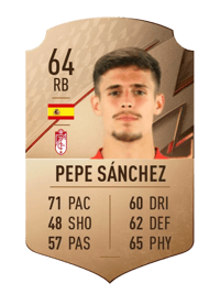 Pepe Sánchez Rare 64 OVR