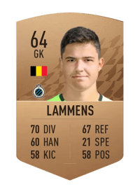 Senne Lammens Common 64 OVR