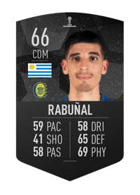 Martín Rabuñal CONMEBOL SUDAMERICANA 66 OVR
