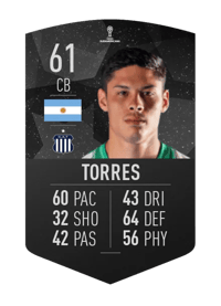Federico Torres CONMEBOL SUDAMERICANA 61 OVR