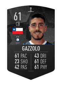 Benjamín Gazzolo CONMEBOL SUDAMERICANA 61 OVR