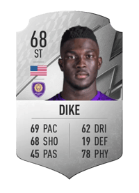 Daryl Dike Rare 68 OVR