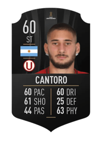 Tiago Cantoro CONMEBOL LIBERTADORES 60 OVR