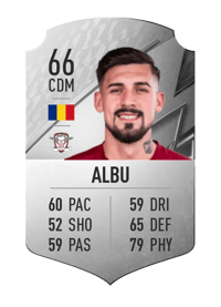 Alexandru Albu Rare 66 OVR