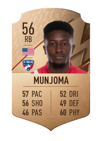 Eddie Munjoma Rare 56 OVR