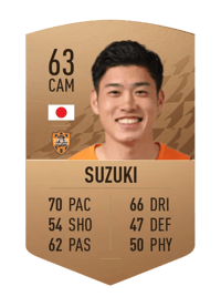 Yuito Suzuki Common 63 OVR