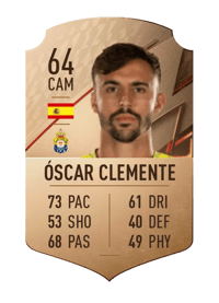 Óscar Clemente Rare 64 OVR