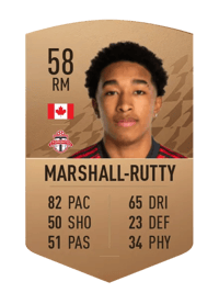 Jahkeele Marshall-Rutty Common 58 OVR