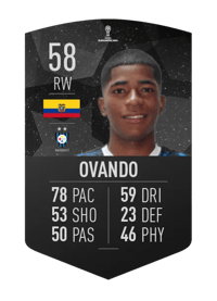 Denilson Ovando CONMEBOL SUDAMERICANA 58 OVR