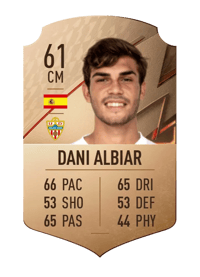 Dani Albiar Rare 61 OVR