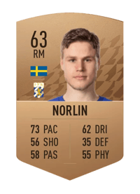 Gustaf Norlin Common 63 OVR