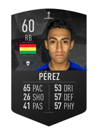 Daniel Pérez CONMEBOL SUDAMERICANA 60 OVR