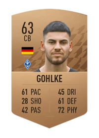 Gerrit Gohlke Common 63 OVR