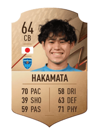 Yutaro Hakamata Rare 64 OVR