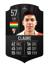 Sebastián Claure CONMEBOL LIBERTADORES 57 OVR