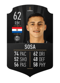 Ramón Sosa CONMEBOL LIBERTADORES 62 OVR