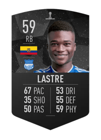 Edgar Lastre CONMEBOL SUDAMERICANA 59 OVR