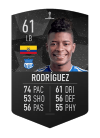 Jackson Rodríguez CONMEBOL SUDAMERICANA 61 OVR