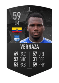 Jefferson Vernaza CONMEBOL SUDAMERICANA 59 OVR