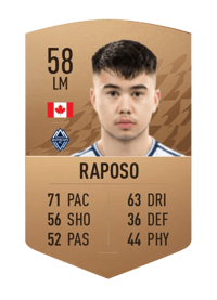 Ryan Raposo Common 58 OVR