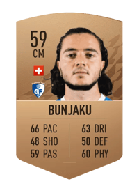 Orges Bunjaku Common 59 OVR