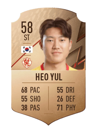 Heo Yul Rare 58 OVR