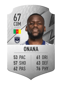 Jean Onana Rare 67 OVR